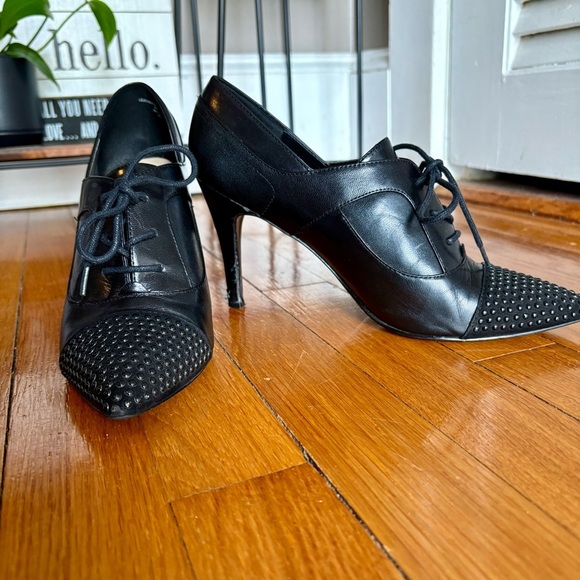 Nine West Black Studded Booties - Picture 5 of 9